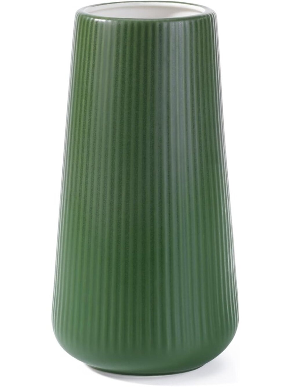 Gradient Green Ceramic Cute Flower Vase For Pampas Grass Living Room Office Deco